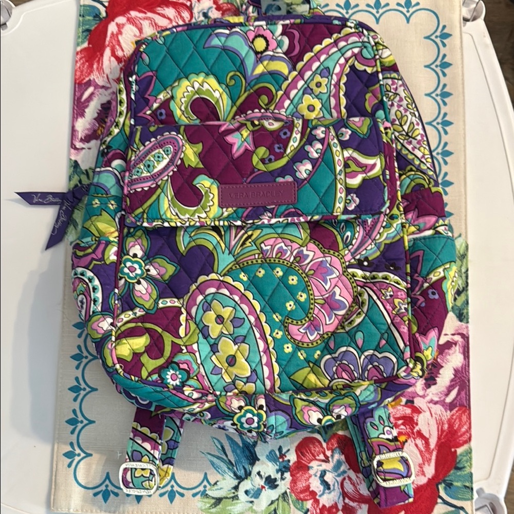 Vera Bradley Multicolor Paisley Backpack